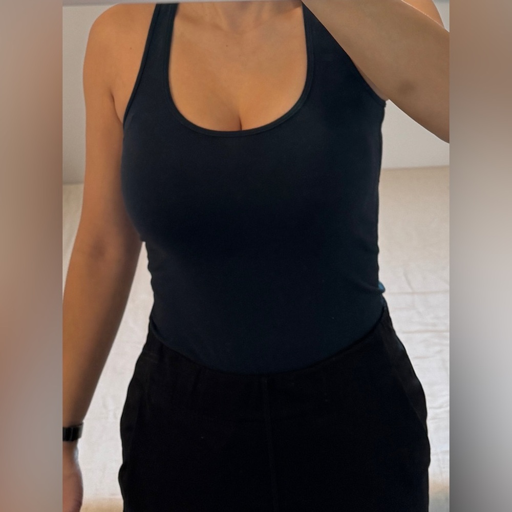 Lululemon Fitted Black Racerback Tank - Picture 6 of 10